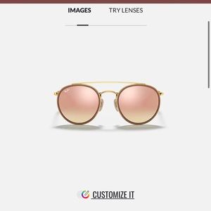 Round Double Bridge Sunglass